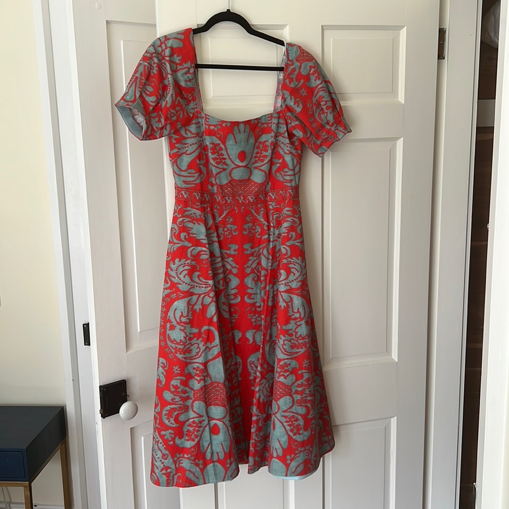 Alice and Olivia puff sleeve dress size 10